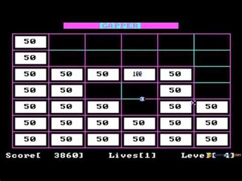 gapper game|Gapper gameplay (PC Game, 1986) .
